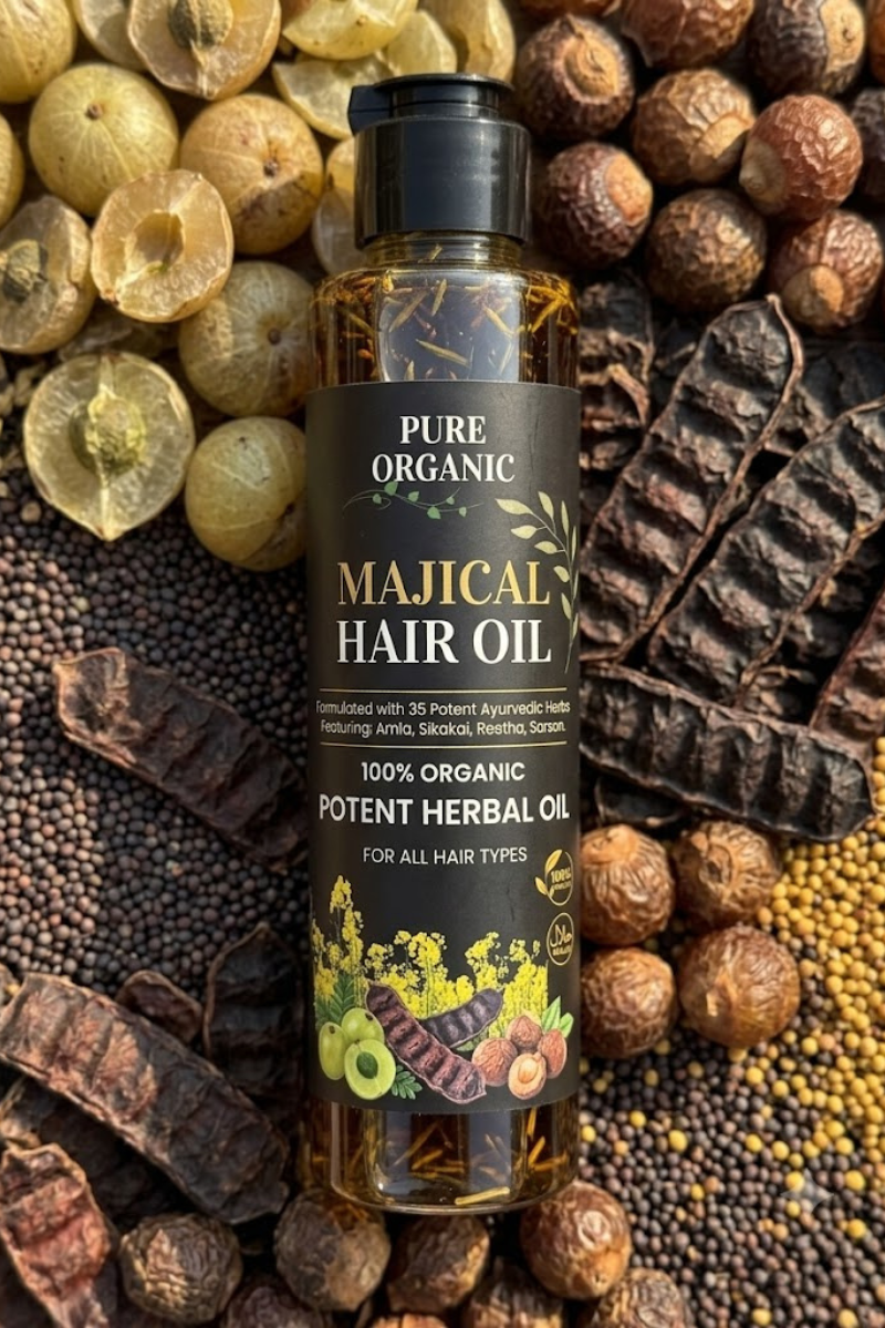 Pure Organic Magical Hair Oil view 2