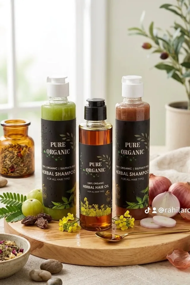 Pure Organic Herbal Coconut Hair Oil