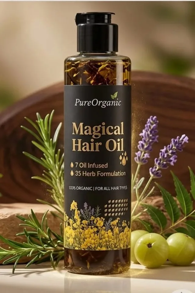 Pure Organic Magical Hair Oil