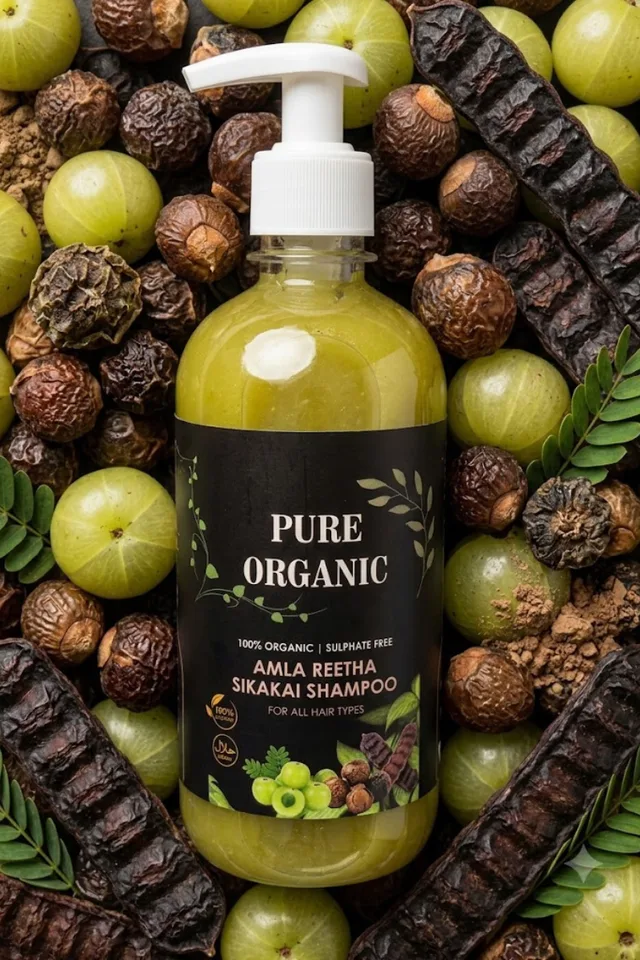 Pure Organic Amla Reetha Shampoo